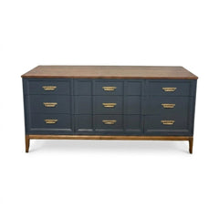 Blue Mid-Century Dresser - view 2