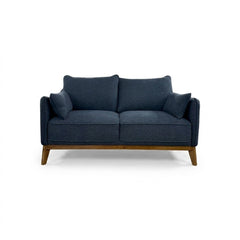 Blue Mid-Century Sofa - view 2