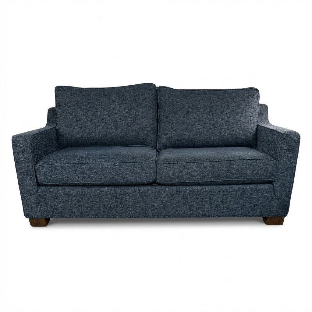 Blue Mid-Century Sofa - consignment furniture Portland