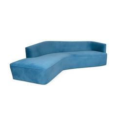 Curved Velvet Sofa - Whats New Furniture - Portland, Oregon