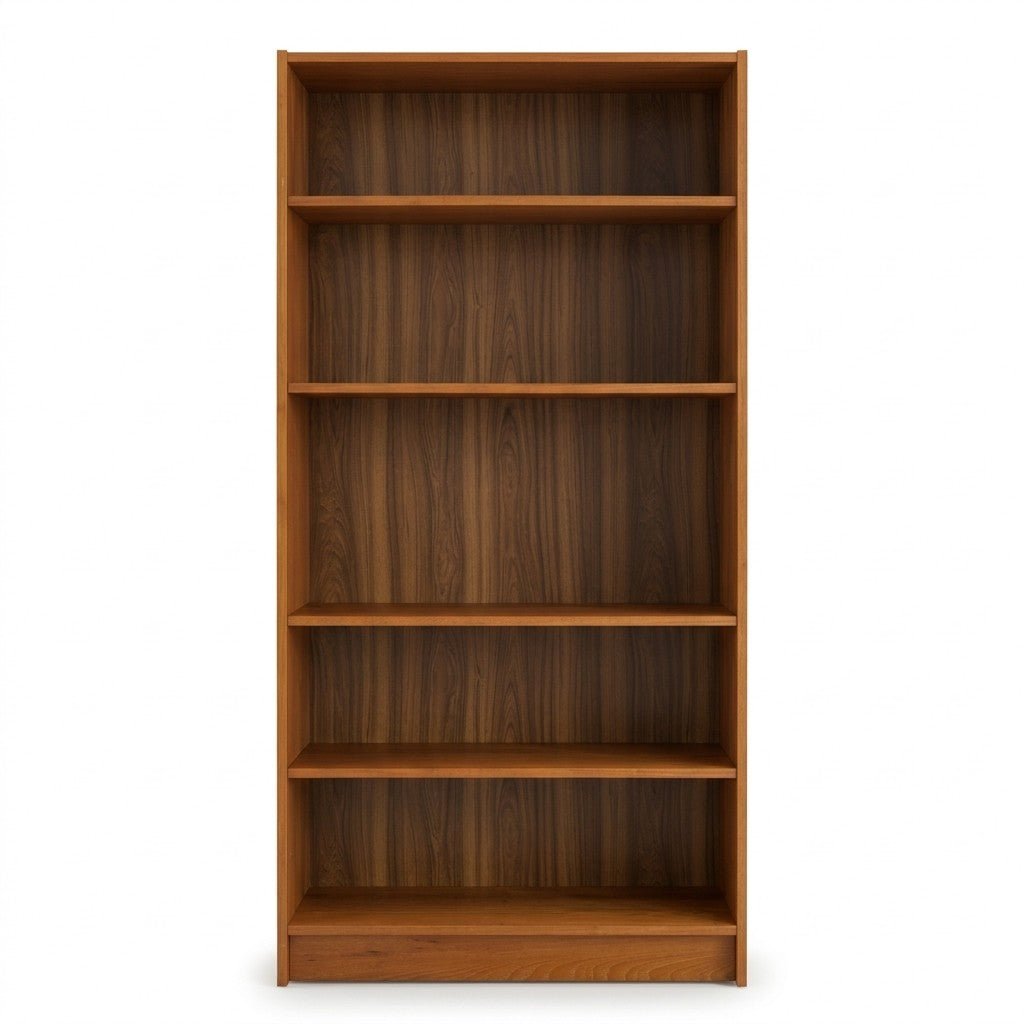 Brown Mid-Century Bookcase - What's New Furniture Portland Oregon