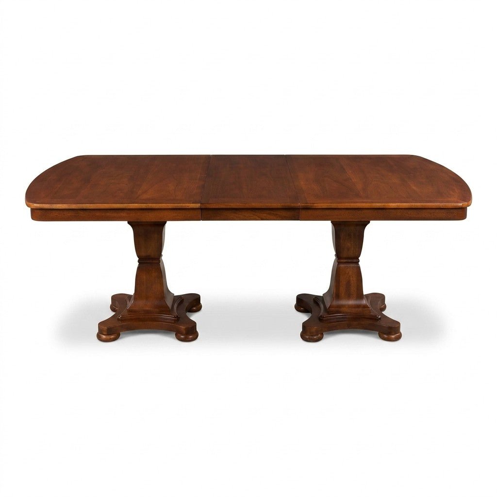 Brown Mid-Century Extendable Table - consignment furniture Portland
