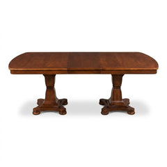 Brown Mid-Century Extendable Table - consignment furniture Portland