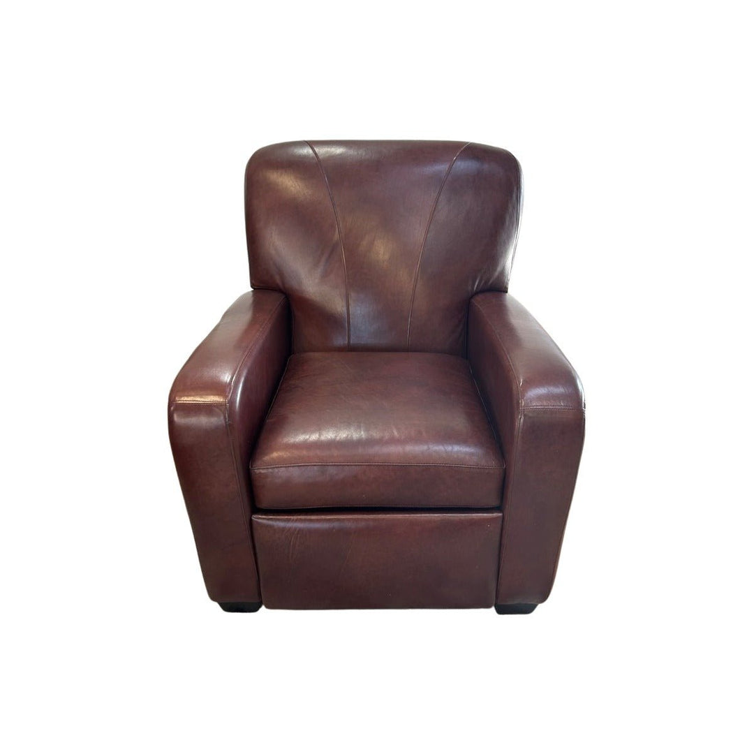 Brown/Red Push Back Recliner - view 2