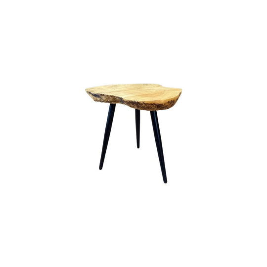 Burl Walnut Accent Table - view 4