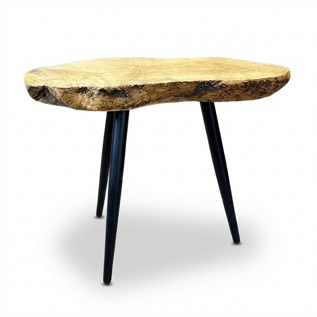 Burl Walnut Accent Table - view 2