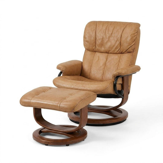 Camel Mid-Century Recliner - view 2
