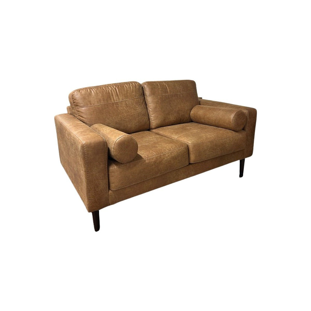 Caramel Loveseat  - view 3