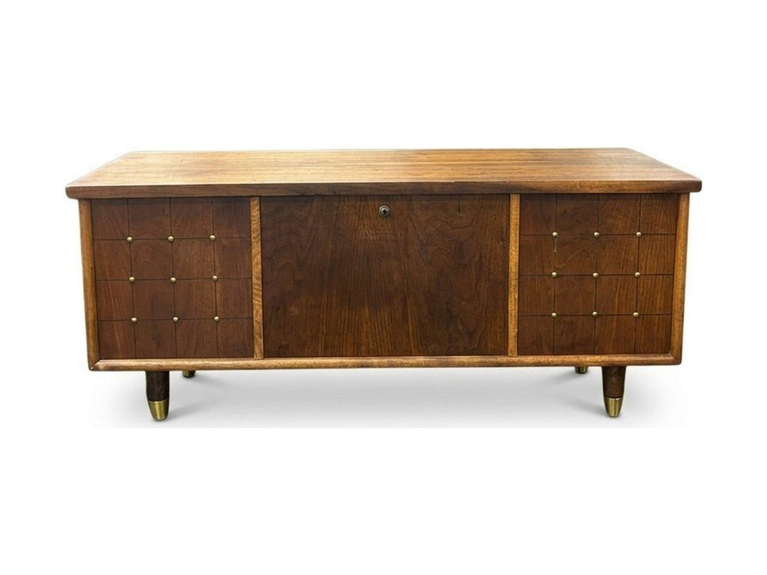 Warm Brown Storage Chest - consignment furniture Portland