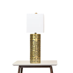 Ceramic Cutout Lamp - What&
