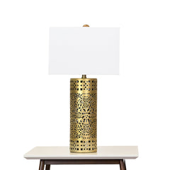 Ceramic Cutout Lamp - What&