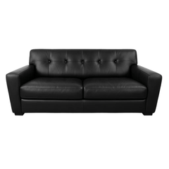 Contemporary Tufted Leather Sleeper (Full) - Whats New Furniture - Portland, Oregon