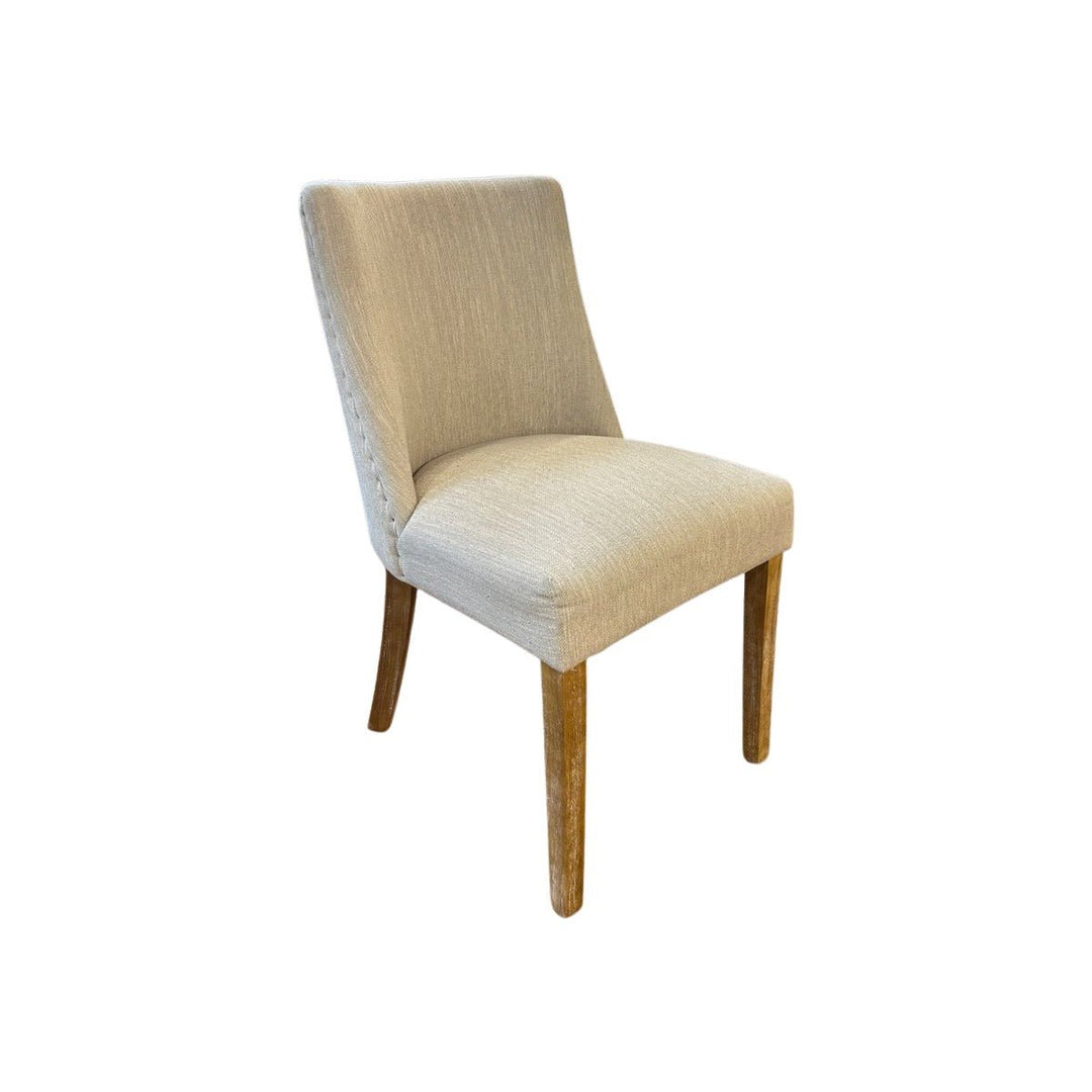 Cream Mid-Century Chair - view 3