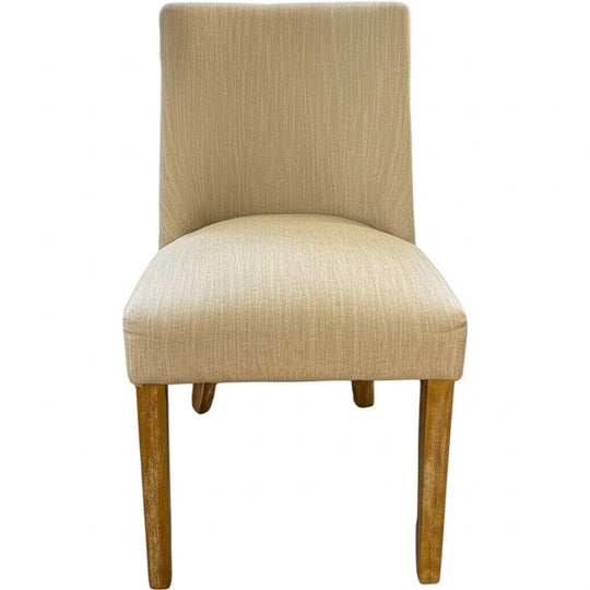 Cream Mid-Century Chair - consignment furniture Portland