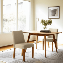 Cream Mid-Century Chair - view 5