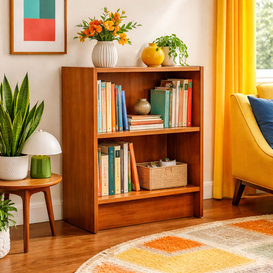 Danish 2 - Shelf Bookcase - Whats New Furniture - Portland, Oregon