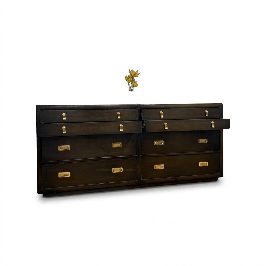 Dark Brown 8-Drawer Dresser - view 3