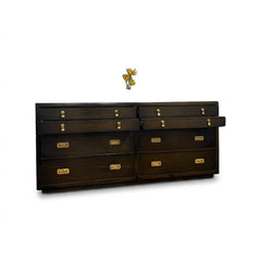 Dark Brown 8-Drawer Dresser - view 3