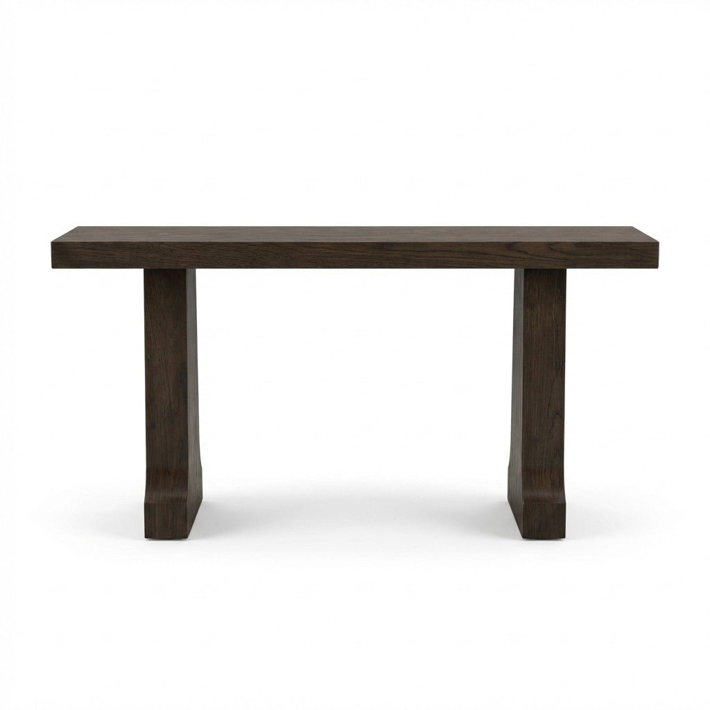 Dark Brown Console Table - consignment furniture Portland