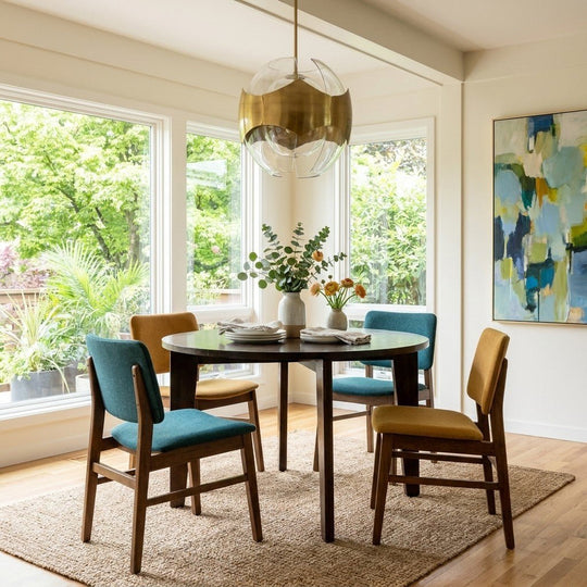 Dark Brown Mid-Century Table - view 5