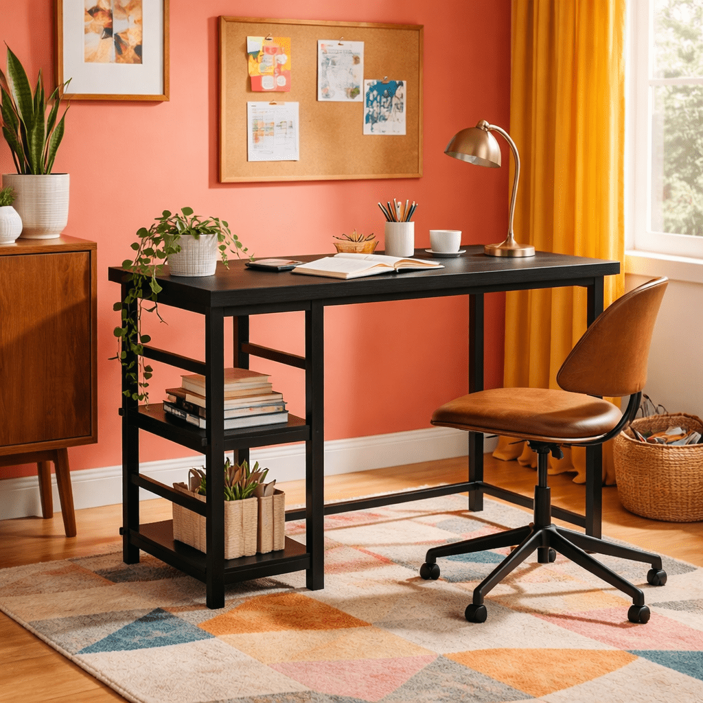 Desk w/shelves - Whats New Furniture - Portland, Oregon