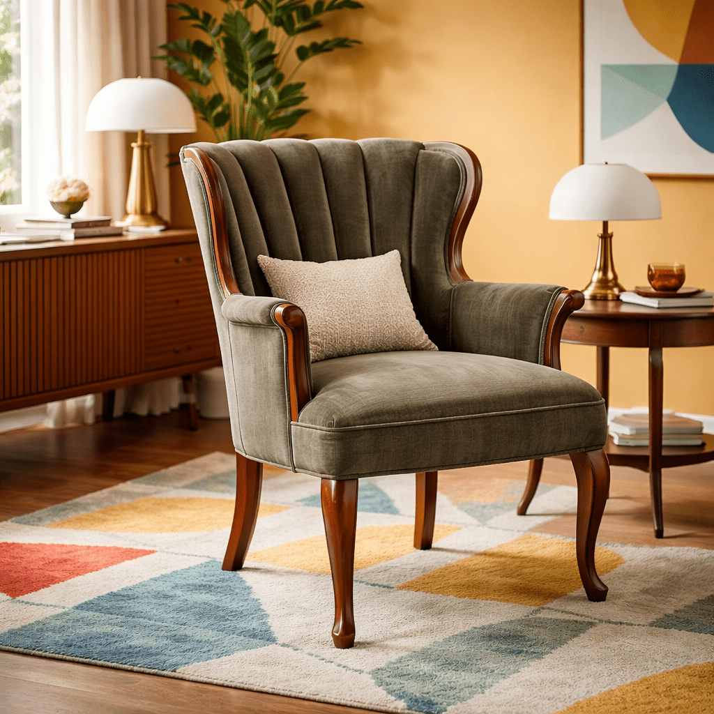 Fluted Accent Chair - Whats New Furniture - Portland, Oregon