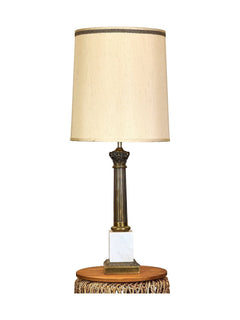 Fluted Brass Lamp - Whats New Furniture - Portland, Oregon