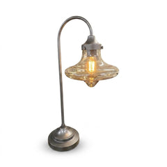 Glass Mid-Century Table Lamp - view 2