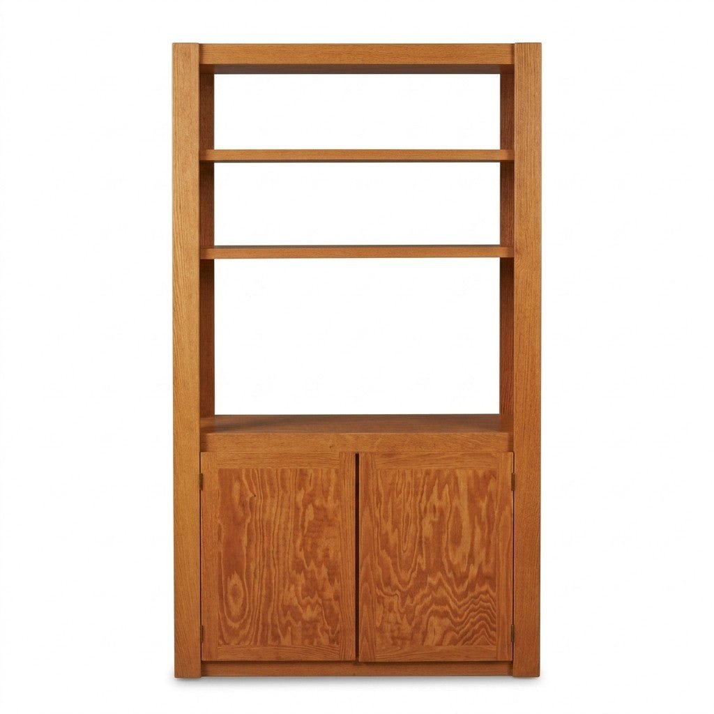 Golden Oak Bookcase - consignment furniture Portland