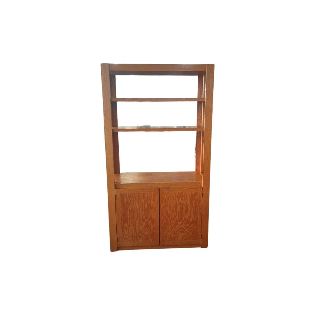 Golden Oak Bookcase - view 2