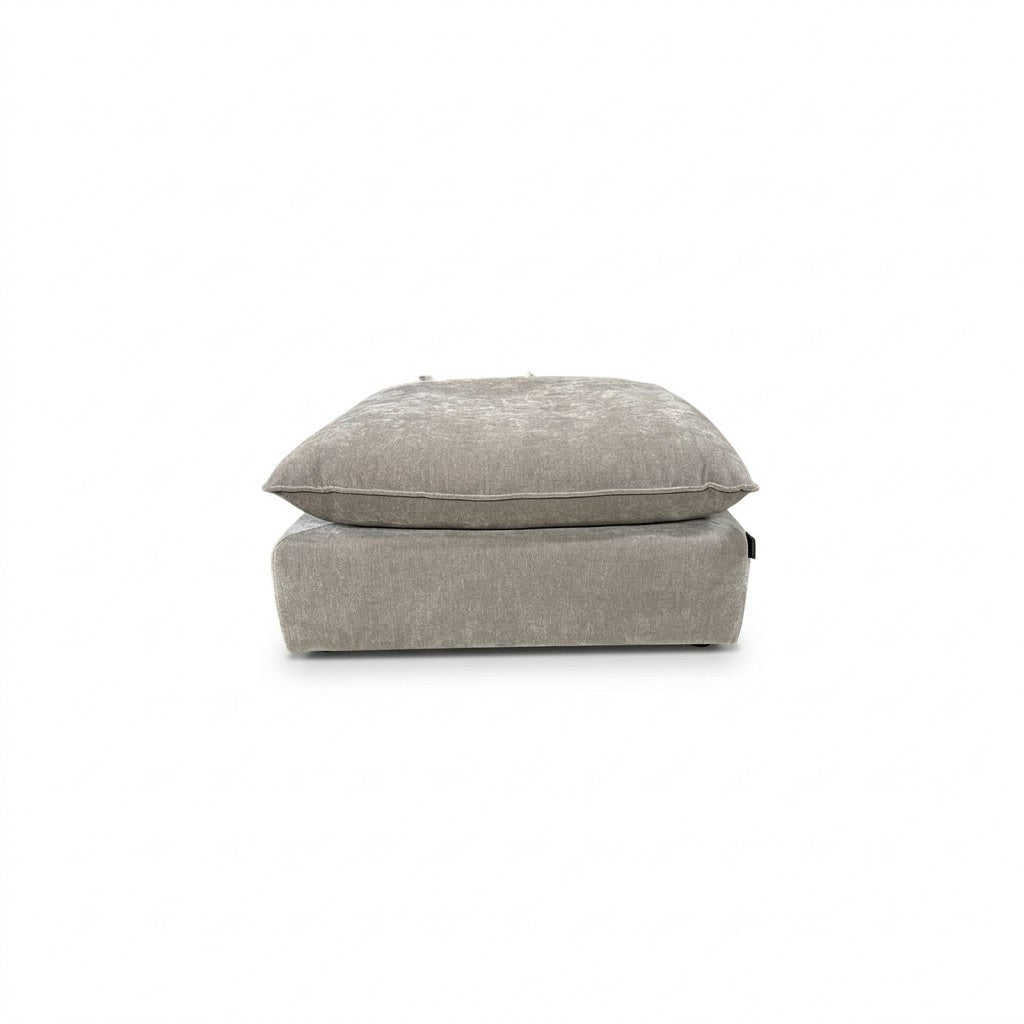 Gray Pillow Top Ottoman - view 3