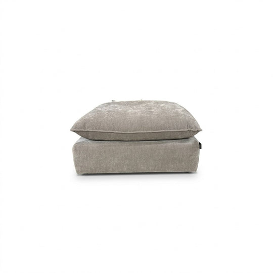 Gray Pillow Top Ottoman - view 3