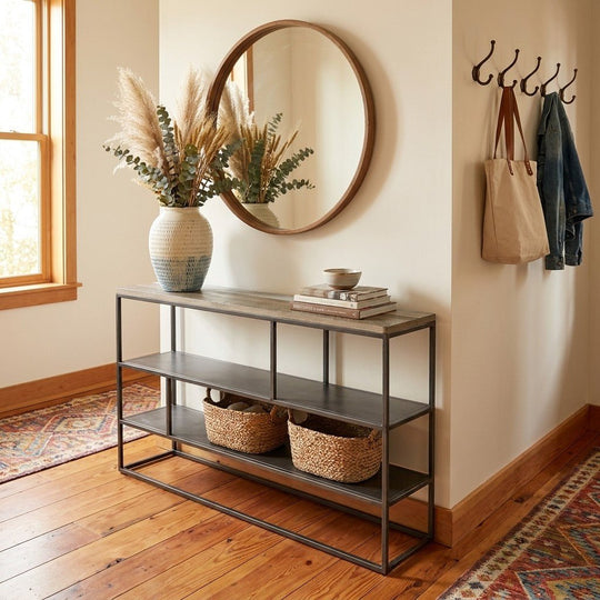 Grey Console Table - view 5