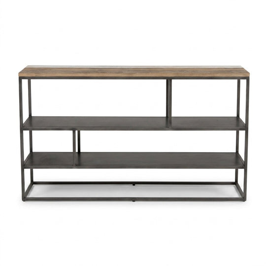 Grey Console Table - consignment furniture Portland