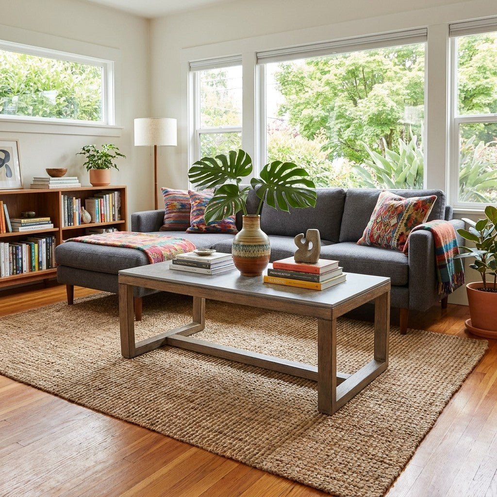 Grey Mid-Century Coffee Table - view 4