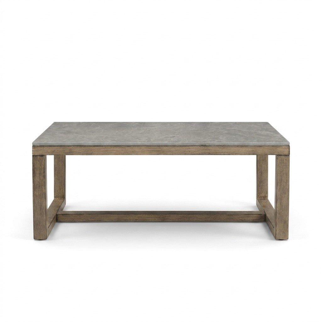 Grey Mid-Century Coffee Table - consignment furniture Portland