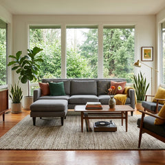 Grey Mid-Century Sofa - view 3