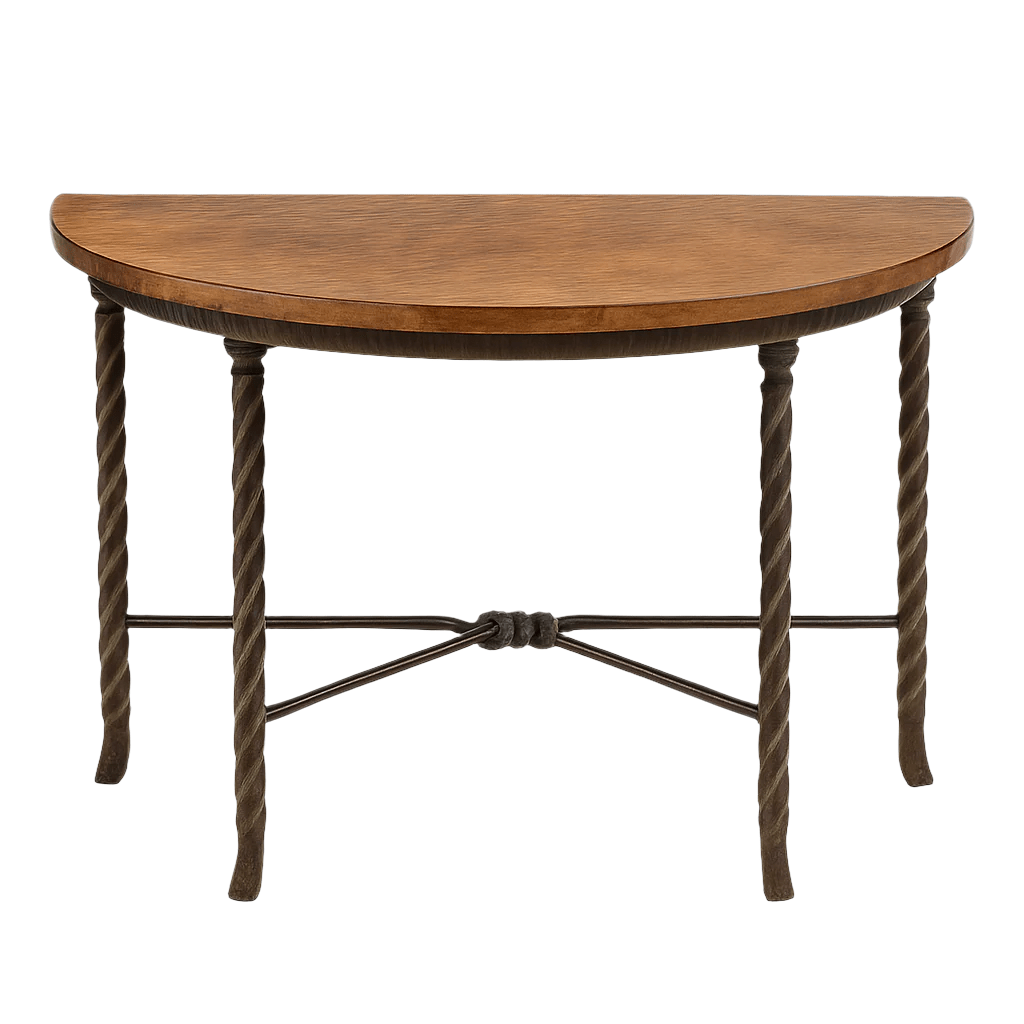 Hammered Copper Console Table - Whats New Furniture - Portland, Oregon