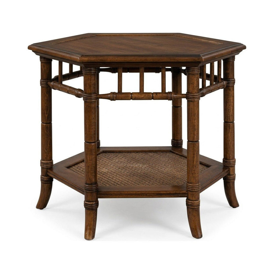 Hexagon Accent Table - consignment furniture Portland