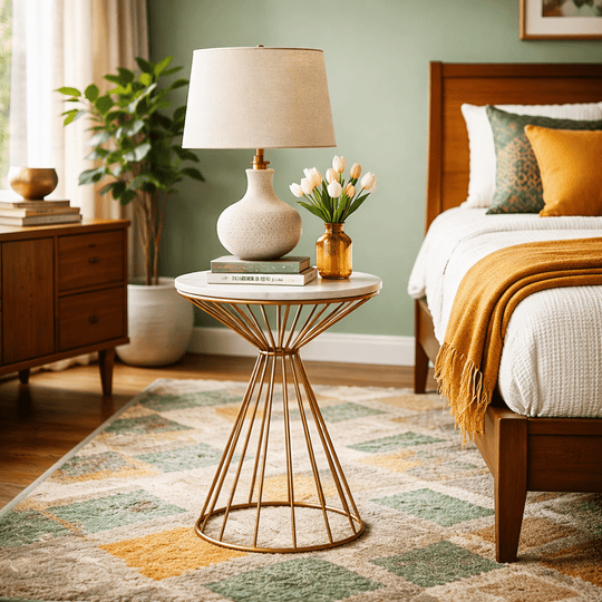 Hourglass Side Table - Whats New Furniture - Portland, Oregon