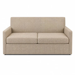 Houndstooth loveseat with a tailored silhouette and structured cushions by Kincaid