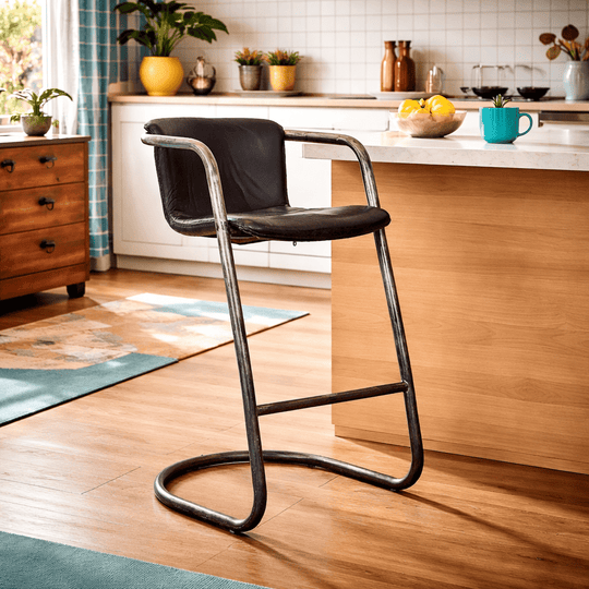 Leather High Chair - Whats New Furniture - Portland, Oregon