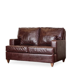 Leather Loveseat detail view - What&