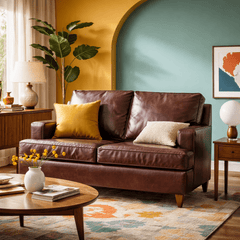 Leather Loveseat - What&