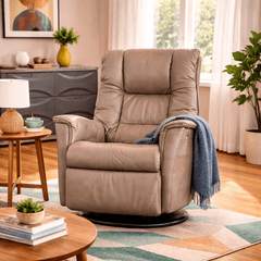 Leather Recliner (2) - What&