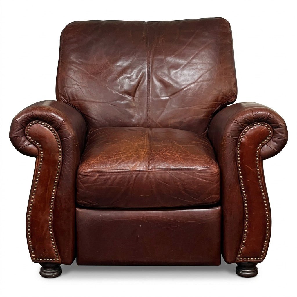 Leather Recliner - consignment furniture Portland