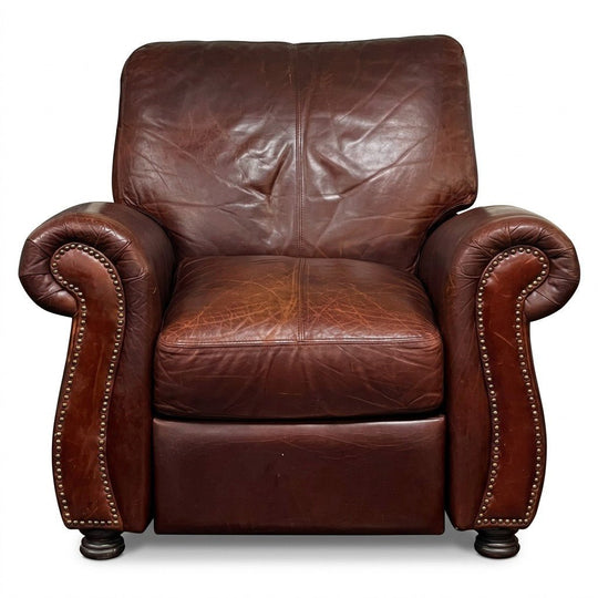 Leather Recliner - consignment furniture Portland