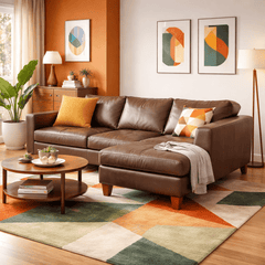 Leather Sectional - What&