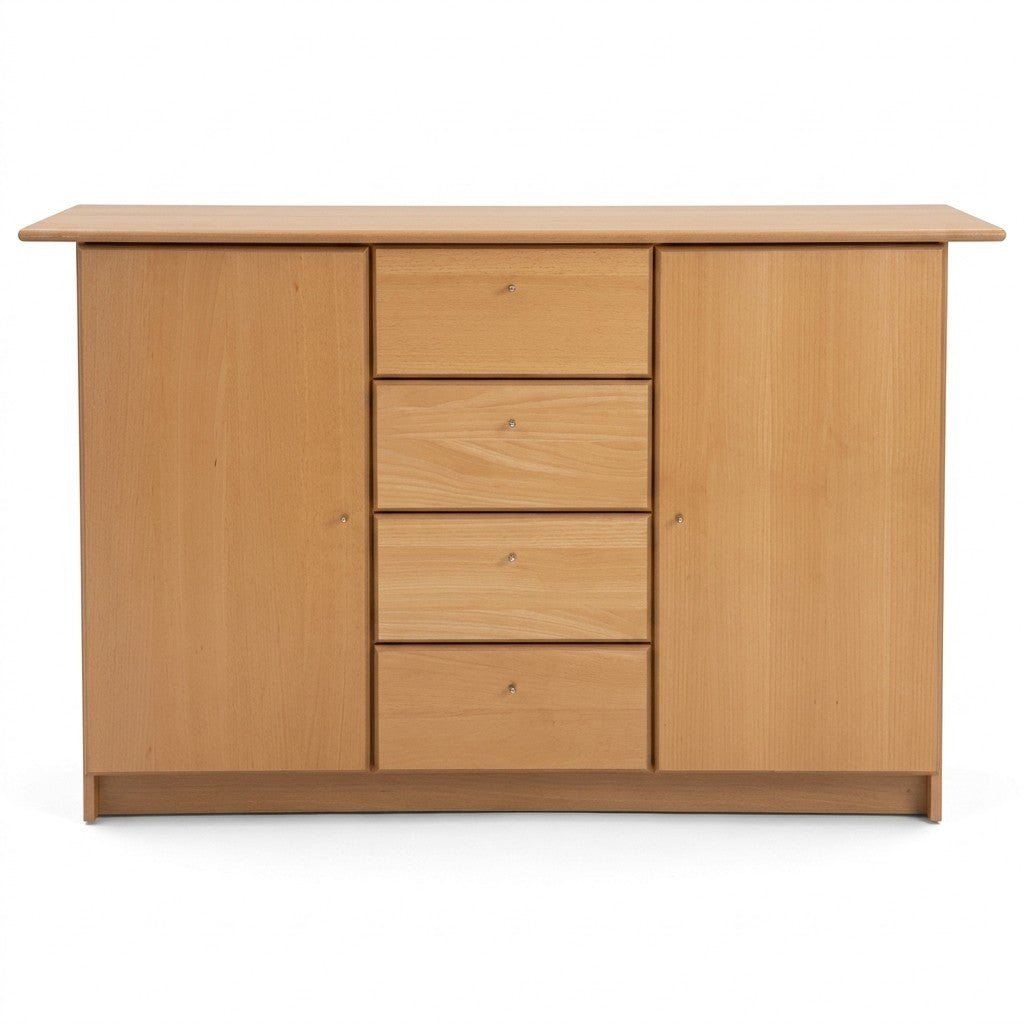 Light Brown Mid-Century Sideboard - consignment furniture Portland