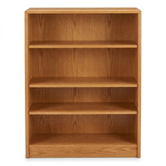 Light Oak Curved Oak Bookcase - consignment furniture Portland